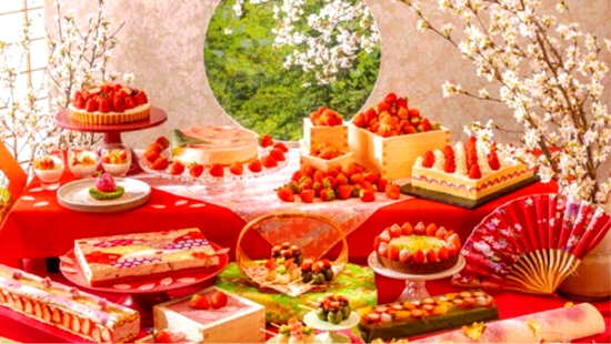 ヒルトン名古屋でいちごスイーツビュフェとクルーズ名古屋 ♪